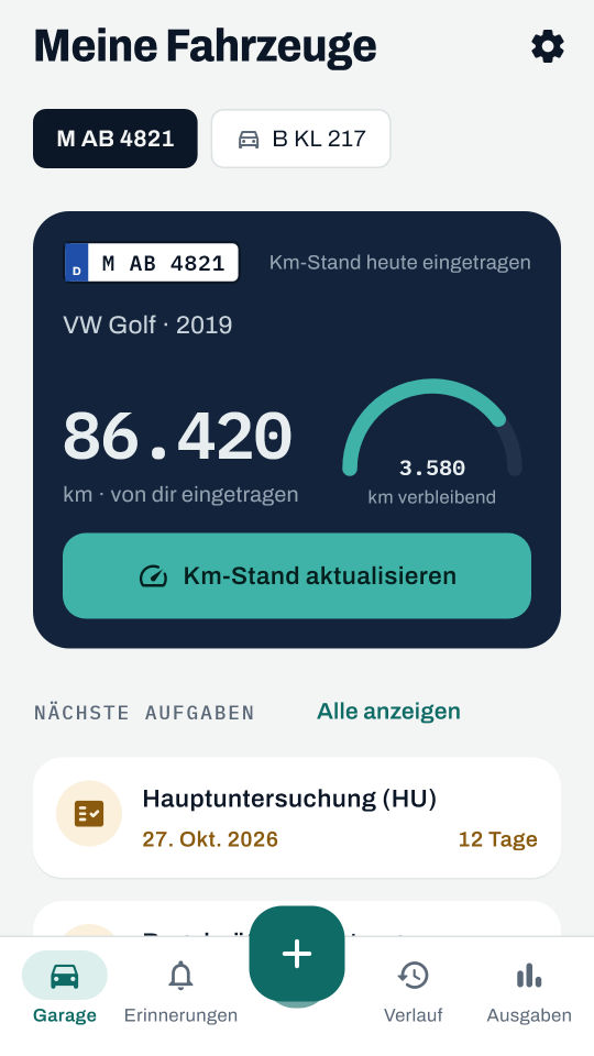 Car Logbook Screenshot 1