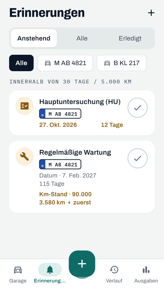 Car Logbook Screenshot 2