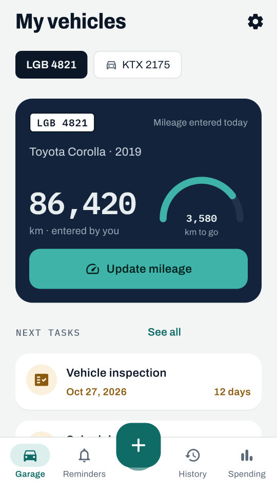 Car Logbook screenshot 1