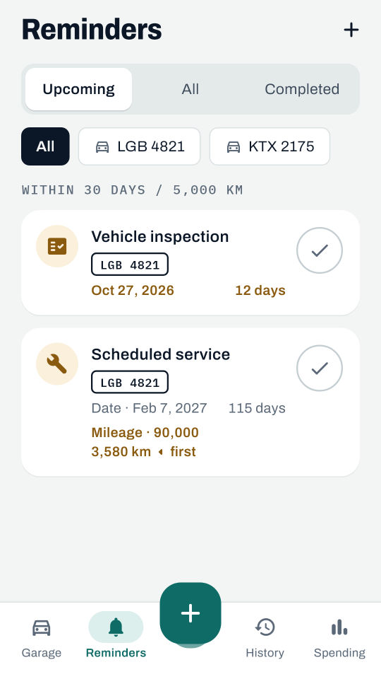 Car Logbook screenshot 2