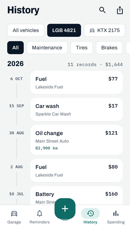 Car Logbook screenshot 3