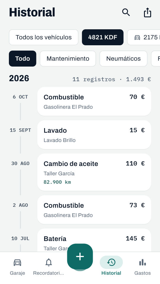 Captura de pantalla 3 de Car Logbook