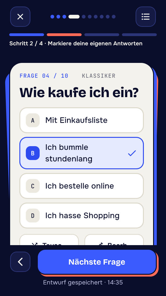 Wie gut kennst du mich? Screenshot 2
