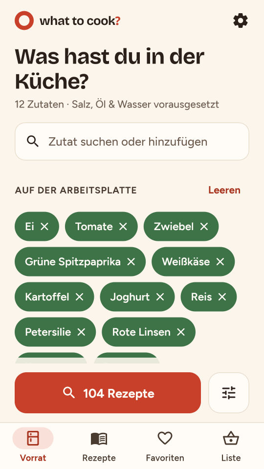What to Cook? Screenshot 1