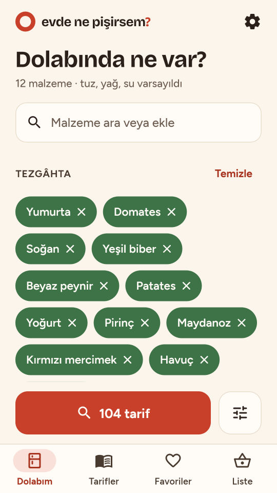 Evde Ne Pişirsem? ekran görüntüsü 1