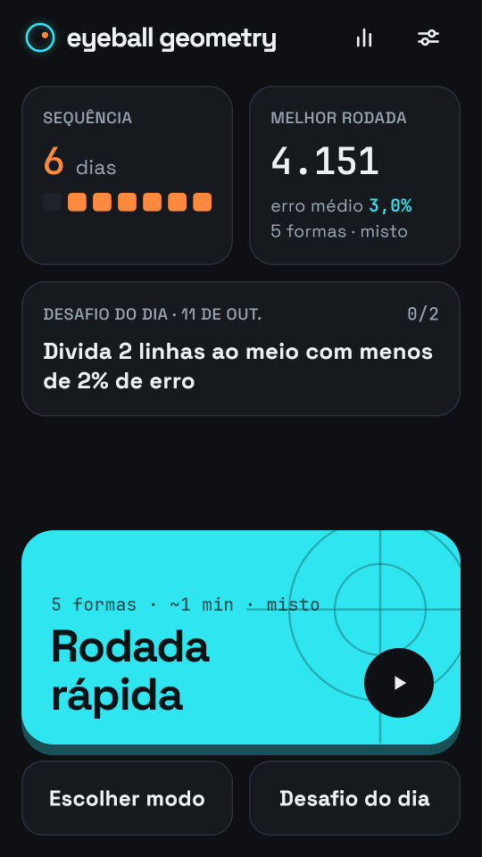 Captura de tela 1 de Eyeball Geometry