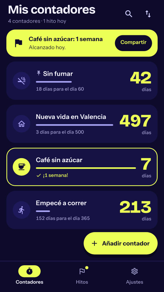 Captura de pantalla 1 de Days Since?