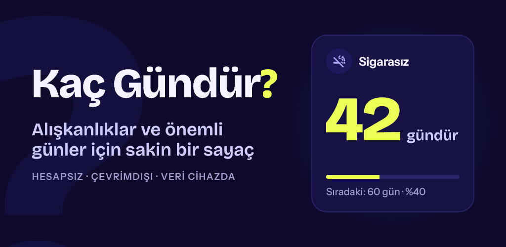 Kaç Gündür? tanıtım görseli