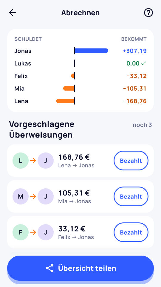 Who Owes Whom? Screenshot 1