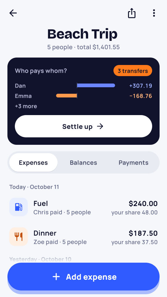 Who Owes Whom? screenshot 2