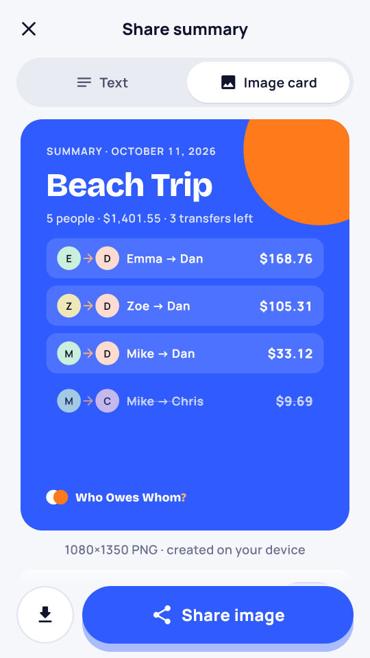 Who Owes Whom? screenshot 4
