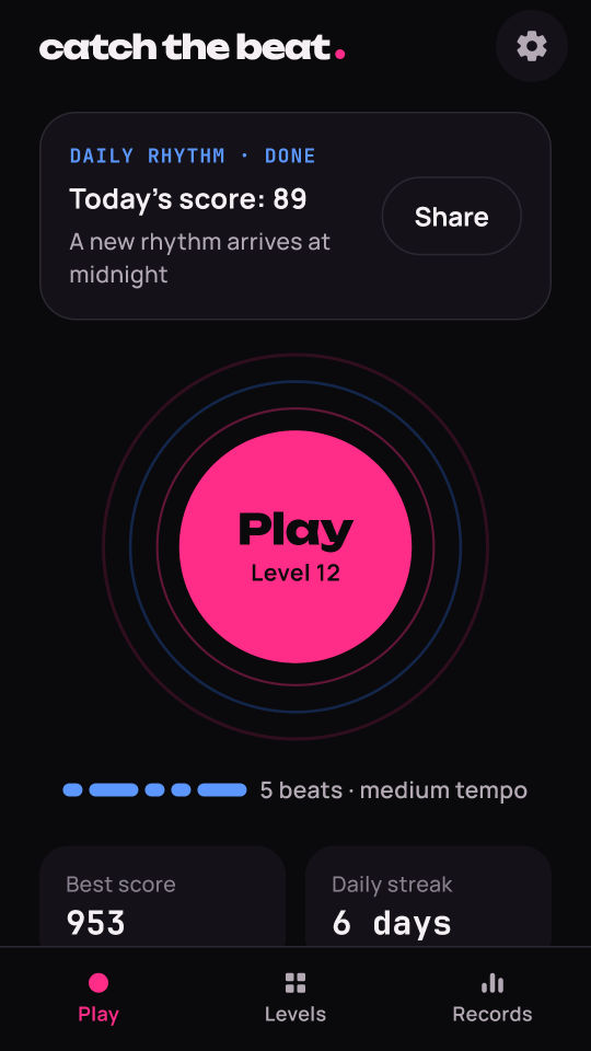 Catch the Beat screenshot 1