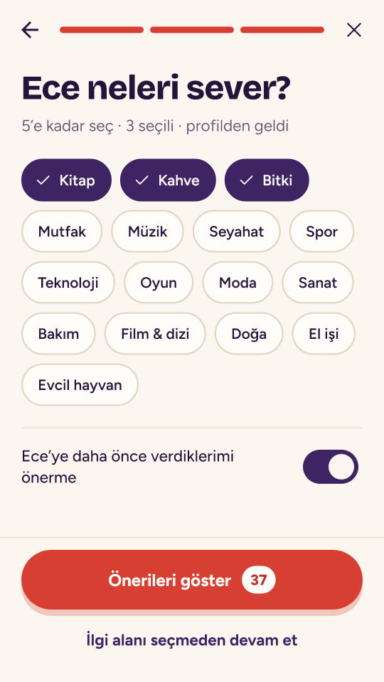 Ne Hediye Alsam? ekran görüntüsü 3