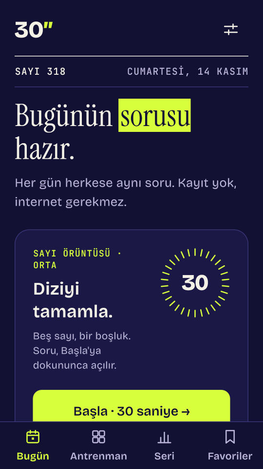 30 Saniye Zeka ekran görüntüsü 2