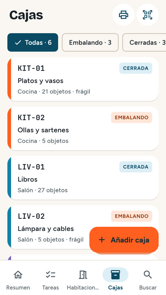 Captura de pantalla 2 de Moving Planner