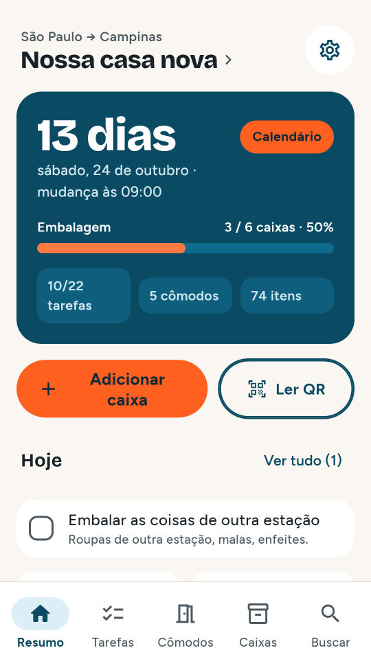 Captura de tela 1 de Moving Planner