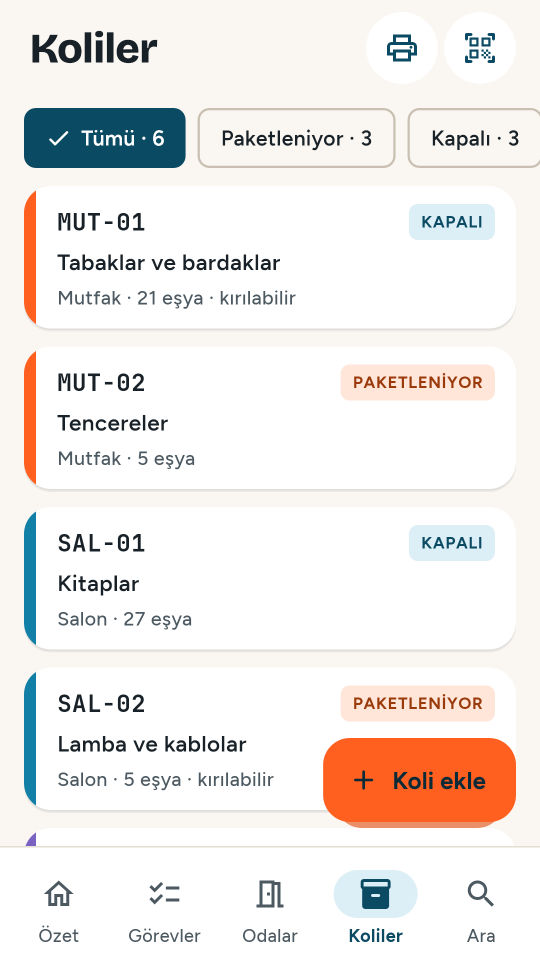 Taşınıyorum ekran görüntüsü 2