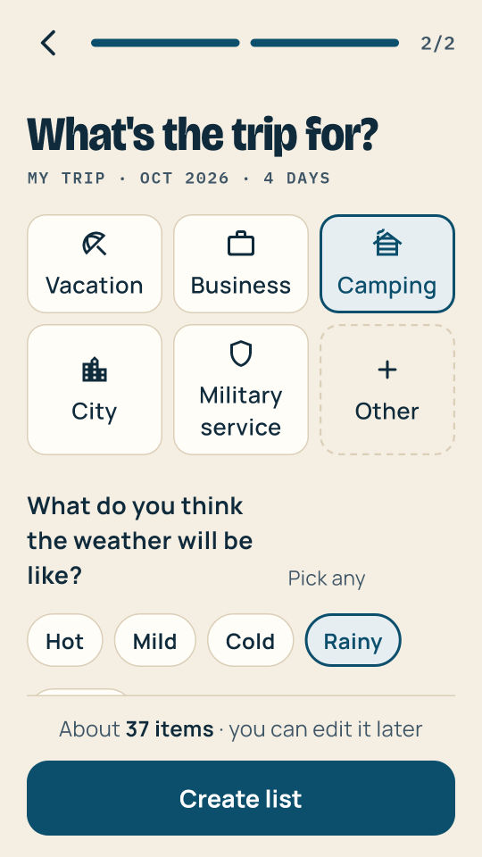 Packed Yet? screenshot 1