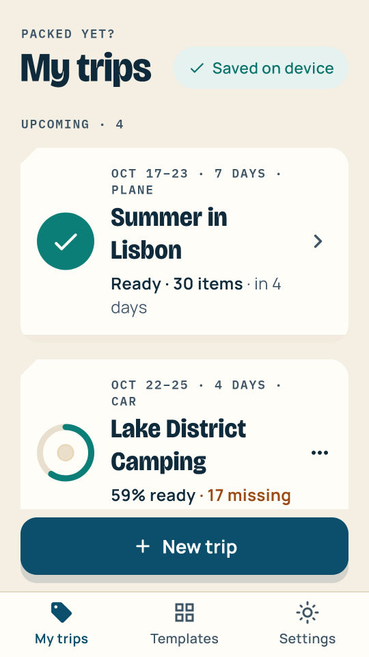 Packed Yet? screenshot 4