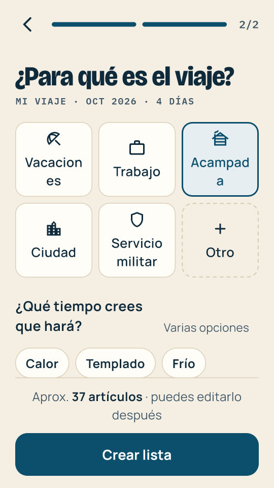Captura de pantalla 1 de Packed Yet?