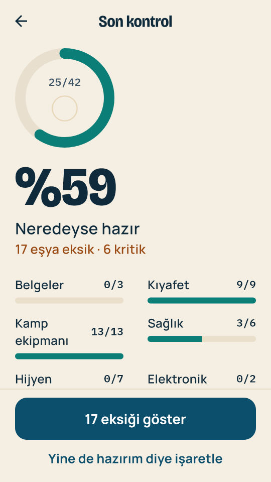 Valiz Hazır mı? ekran görüntüsü 3