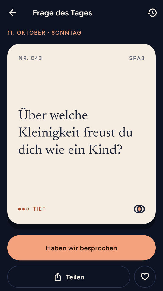 100 Fragen für Paare Screenshot 4