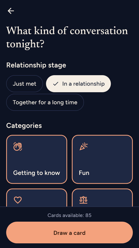100 Questions for Couples screenshot 3